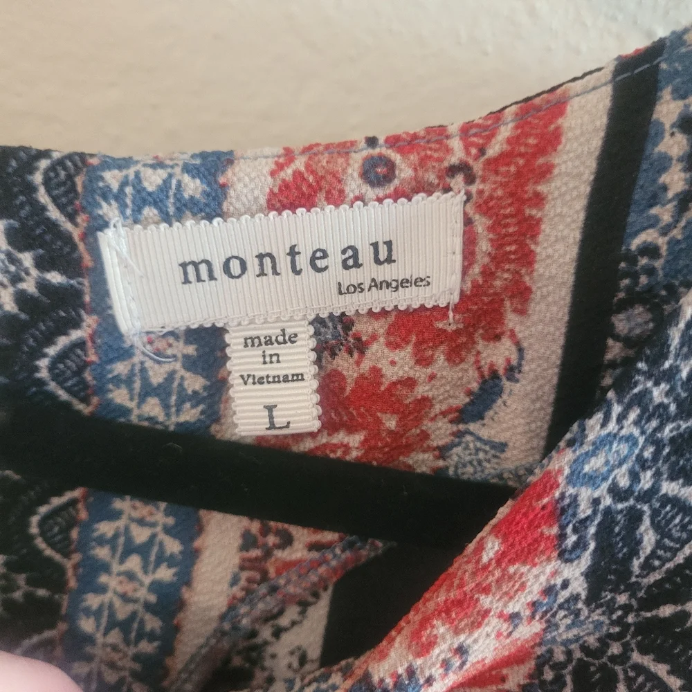 Monteau Top Ruffle Sleeve L - Picture 2 of 4